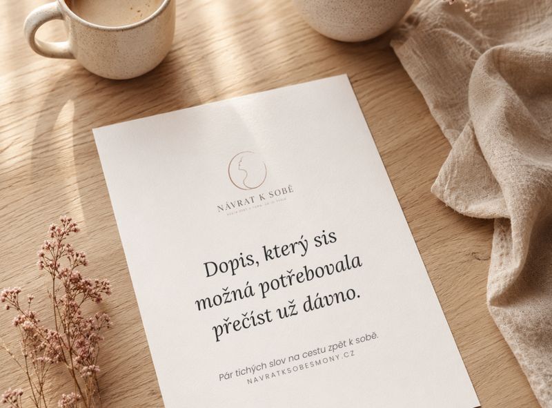 Dopis mému mladšímu já – průvodce Návrat k sobě